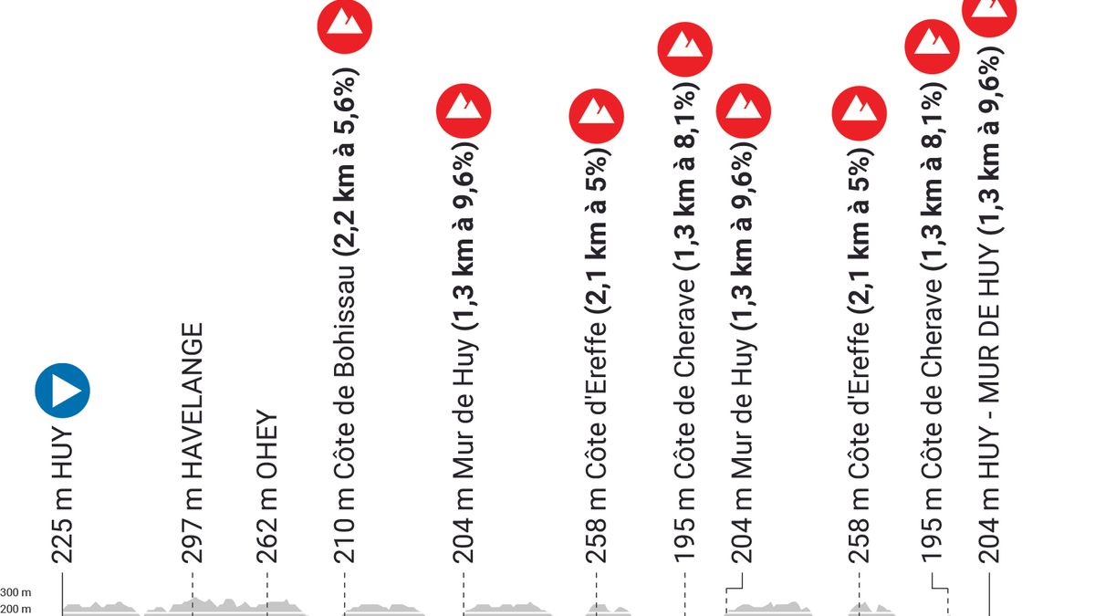 Profile & Route Flèche Wallone Féminine 2023
