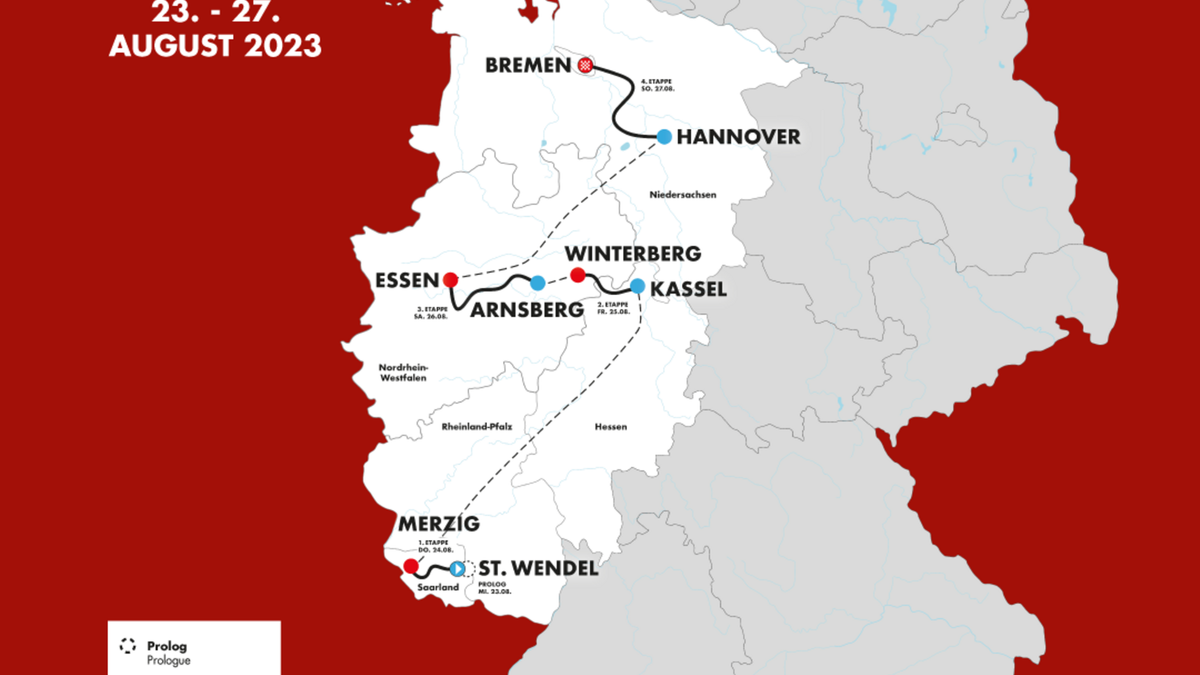 Profiles & Route Deutschland Tour 2023