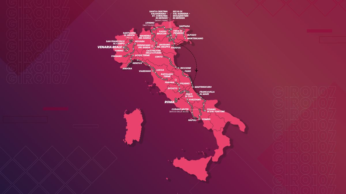Profiles & Route Giro d'Italia 2024 71Km of timetrial; Gravel