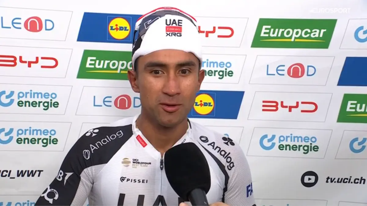 The peloton had to ride at 70kph” - Jhonatan Narvaez's cold