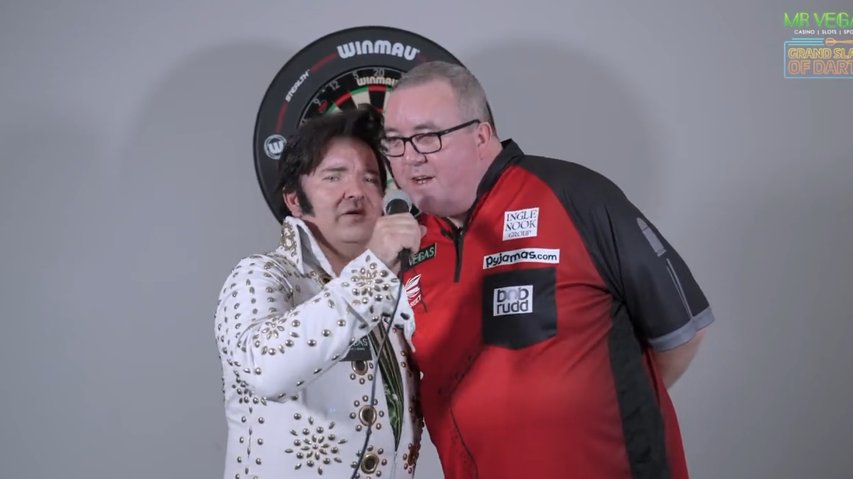 VIDEO Stephen Bunting sings alongside Elvis to prepare for Grand Slam