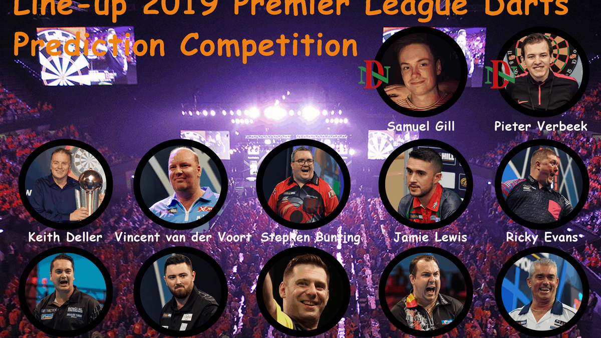 Standings Premier League Darts 2019 Prediction Competition after week