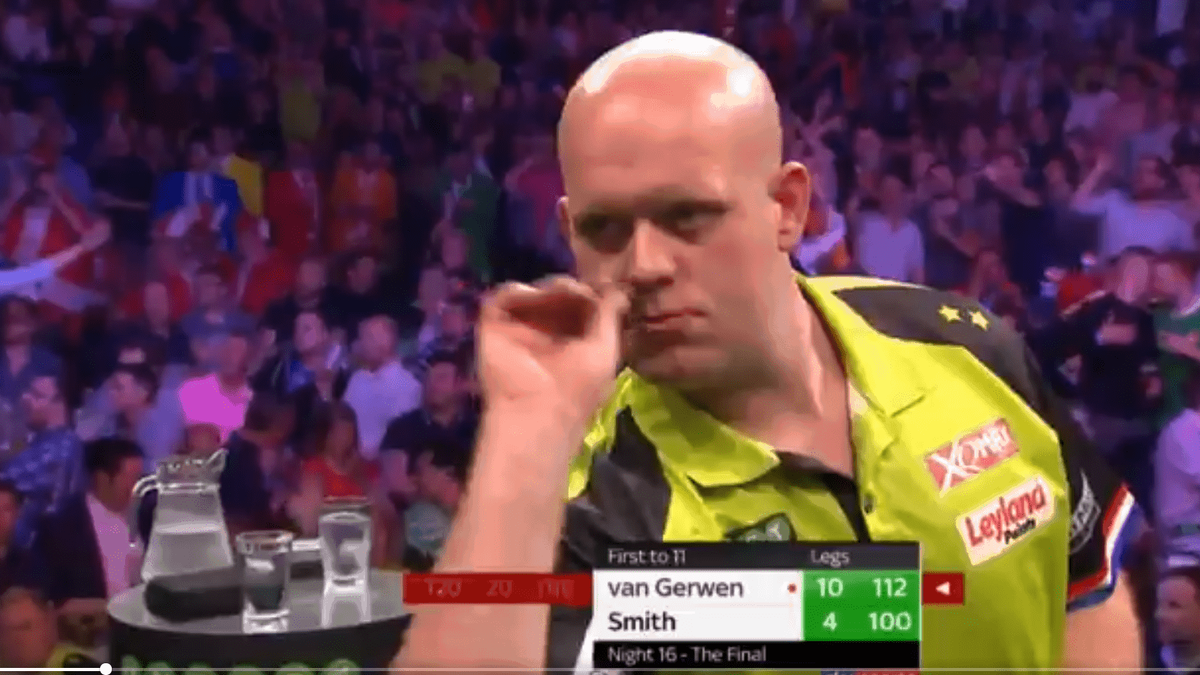 THROWBACK VIDEO Van Gerwen demolishes Michael Smith in final of