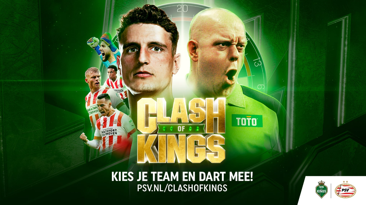 TOTO Dart Kings en PSV organiseren speciale dartwedstrijd met fans