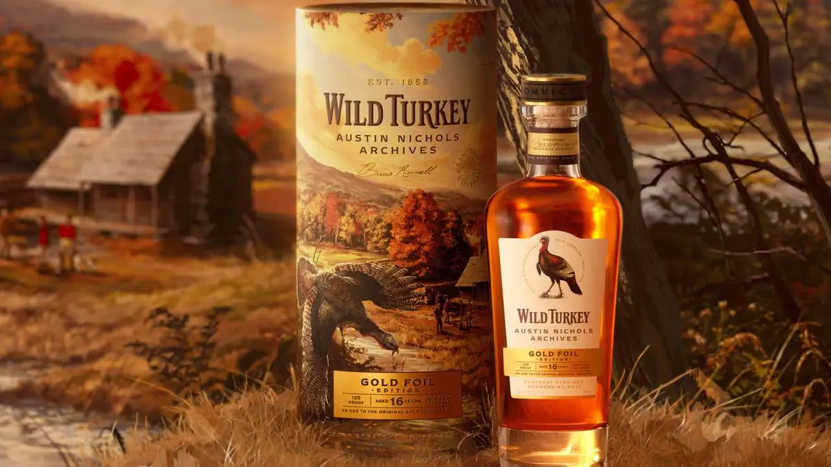 Wild Turkey brengt legendarische Gold Foil bourbon terug