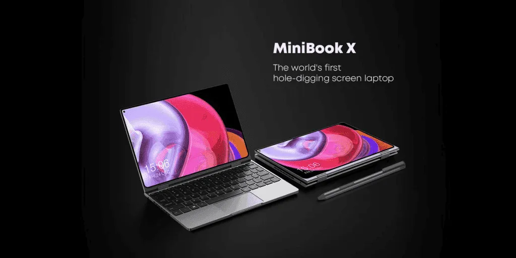 CHUWI MiniBookX (CWI558） Chuwi's new MiniBook is an 8 inch convertible laptop with Celeron
