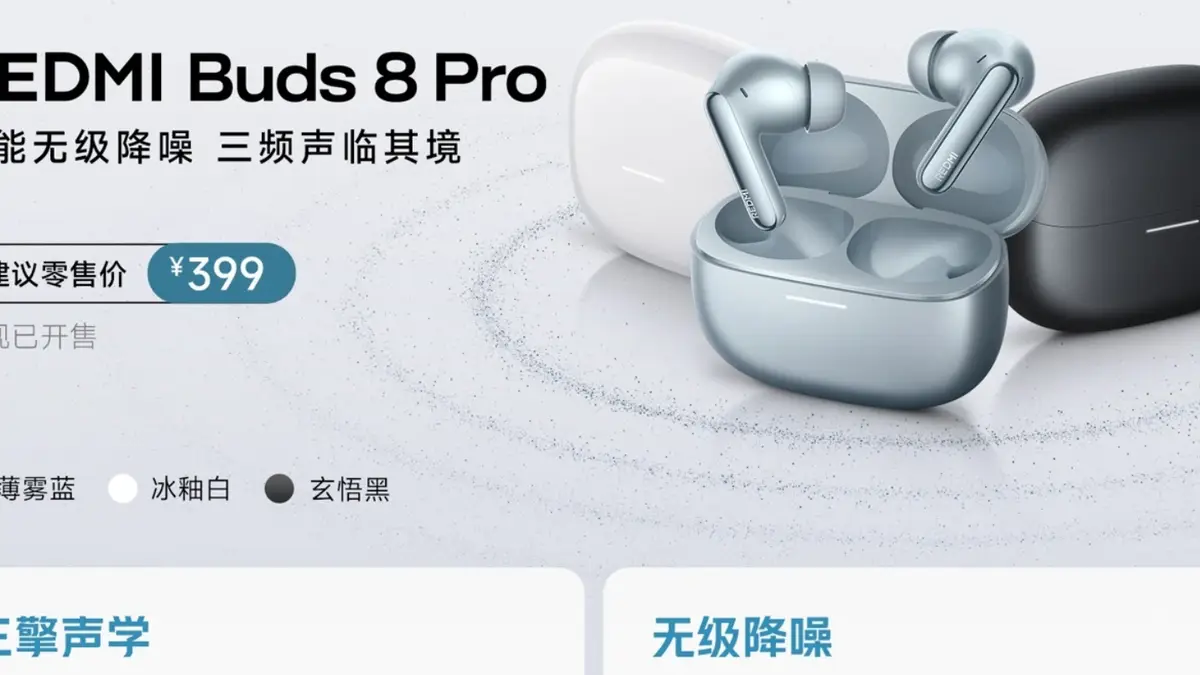 Xiaomi's New REDMI Buds 8 Pro: Premium Sound That Doesn't Break