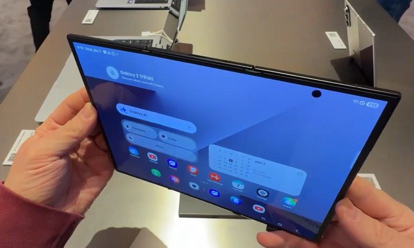 Detailed specifications of Samsung's wide foldable phone including display size