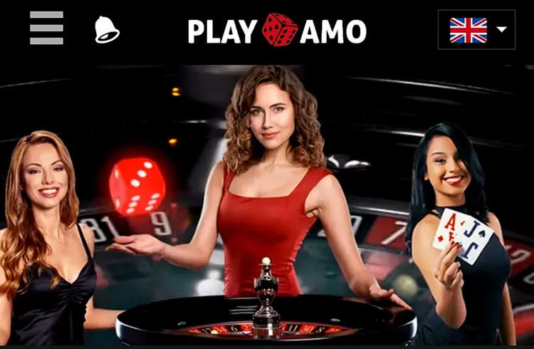Playamo Casino lobby and game interface on desktop and mobile