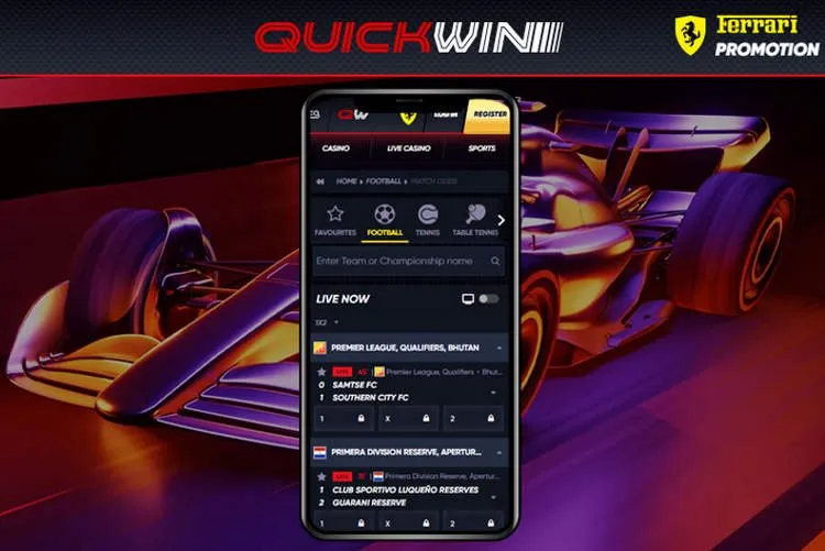 Quickwin Casino Interface