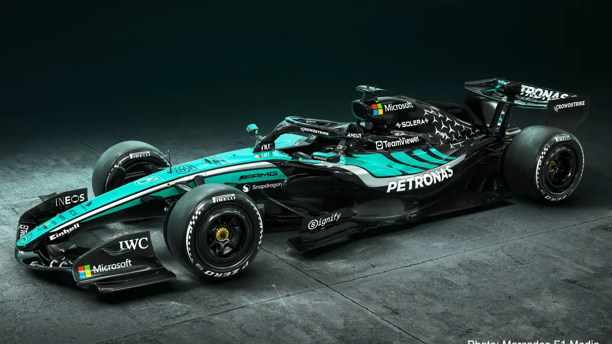 Mercedes have special livery and upgrade package for Bahrain Grand