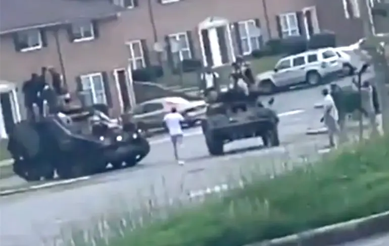Beelden gaan rond dat in Atlanta tanks zijn gestolen, maar is dat zo ...