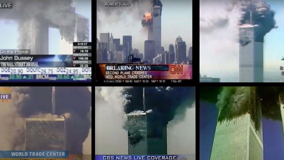 Hoe 9/11 gebeurde in real time: Iemand heeft alle beelden op tijd achter elkaar gezet