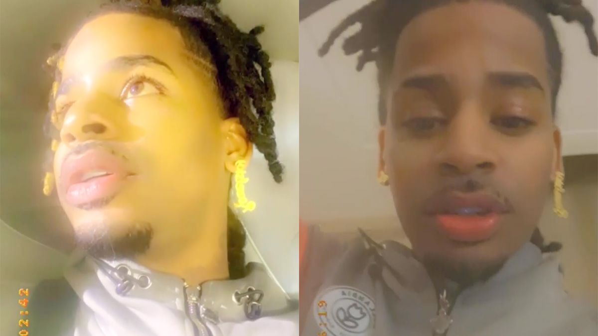 Rapper Keizer laat zien dat hij gewond is geraakt tijdens hardhandige aanhouding VK Magazine Rapper Keizer laat zien dat hij gewond is geraakt tijdens hardhandige aanhouding VK Magazine