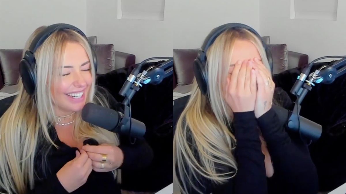 Gamer chick Corinna Kopf weet met 'Oeps momentje' de aandacht te
