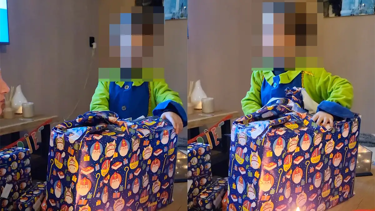 Mannetje is blij met zijn sinterklaascadeau, ouleh! | VK Magazine