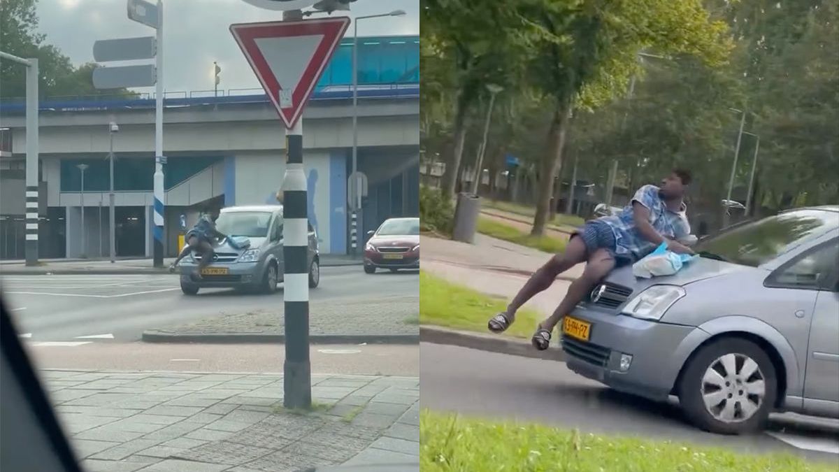Iemand in Rotterdam heeft zeker zin in de zomer man | VK Magazine