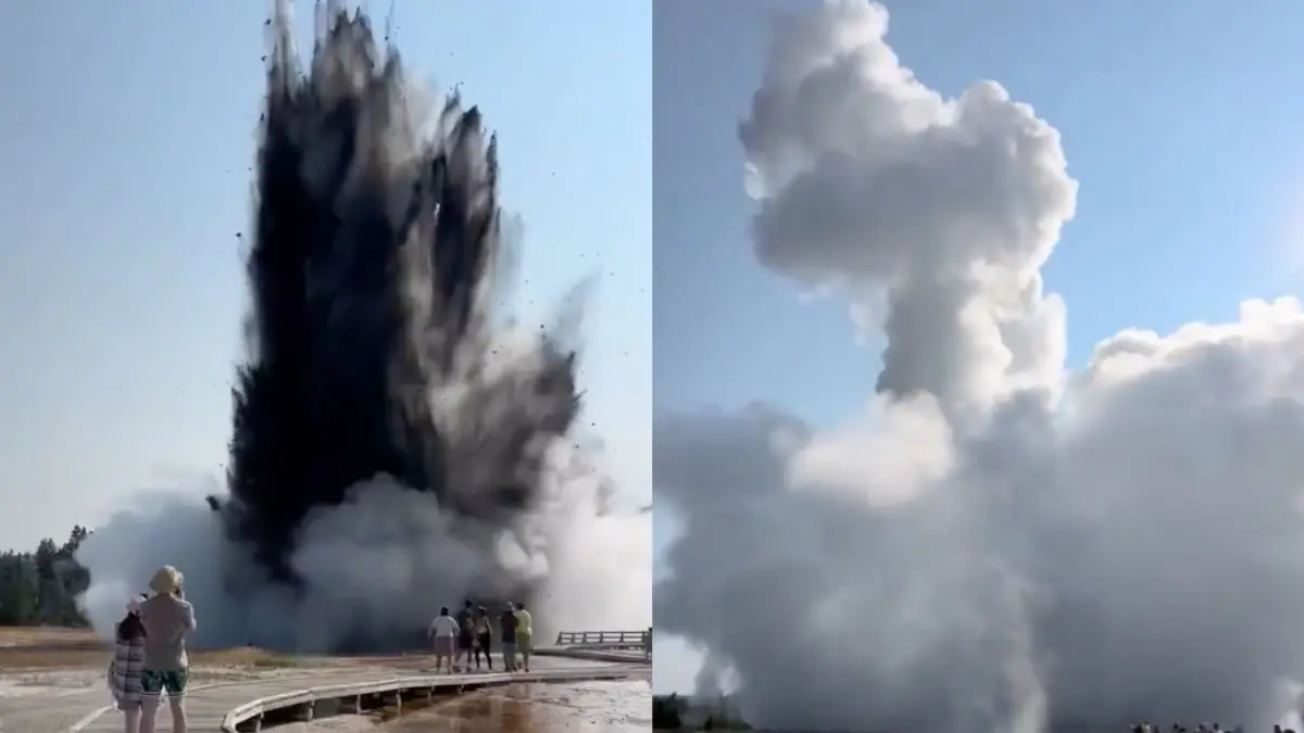 Geiser explodeert in Yellowstone National Park | VK Magazine