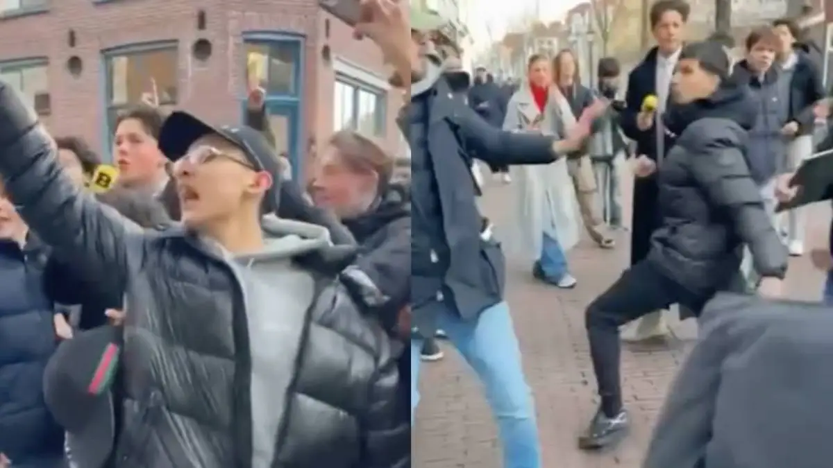 Beelden uit Delft: vlogger Bender (17) en cameraman belaagd tijdens ...