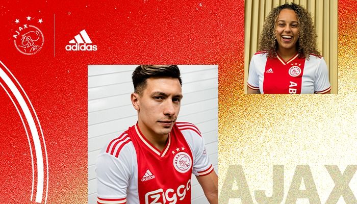 Ajax presenterer den nye hjemmedrakten i gylden tone