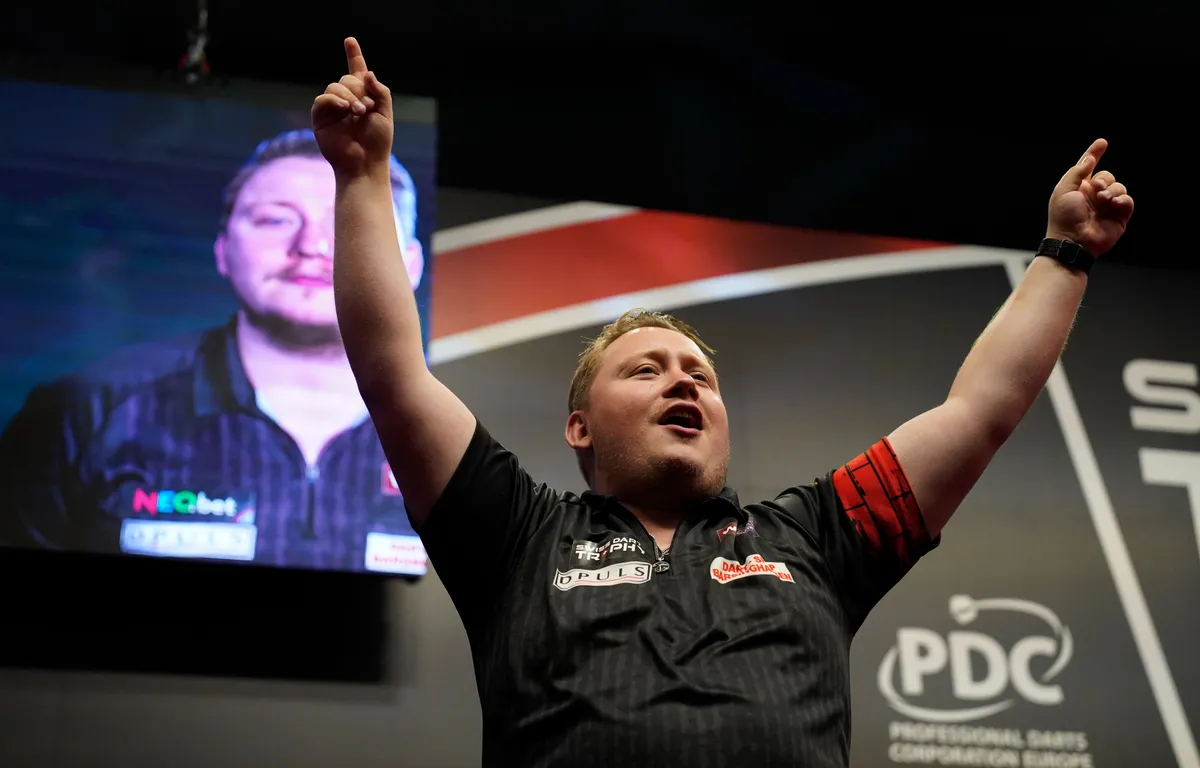 Martin Schindler first man into final at Swiss Darts Trophy 2024 with