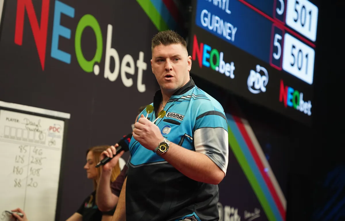 Meilenstein von Daryl Gurney bei den Austrian Darts Open in Graz