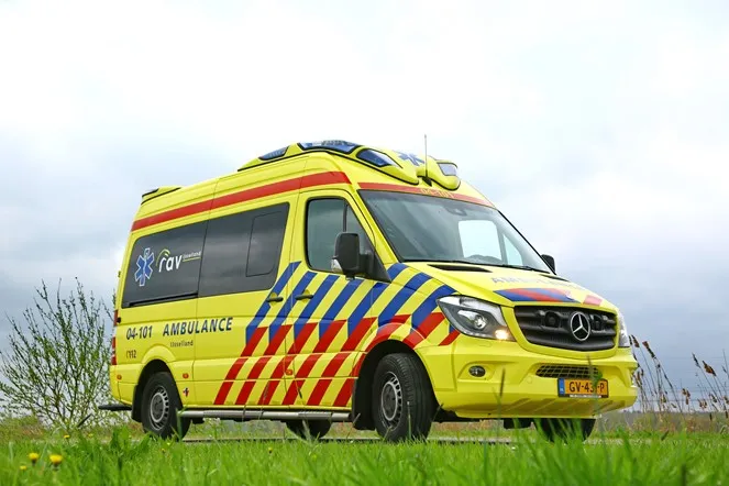 Vrouw Die Haar Hond Aan Het Uitlaten Was Aangereden Door Taxichauffeur