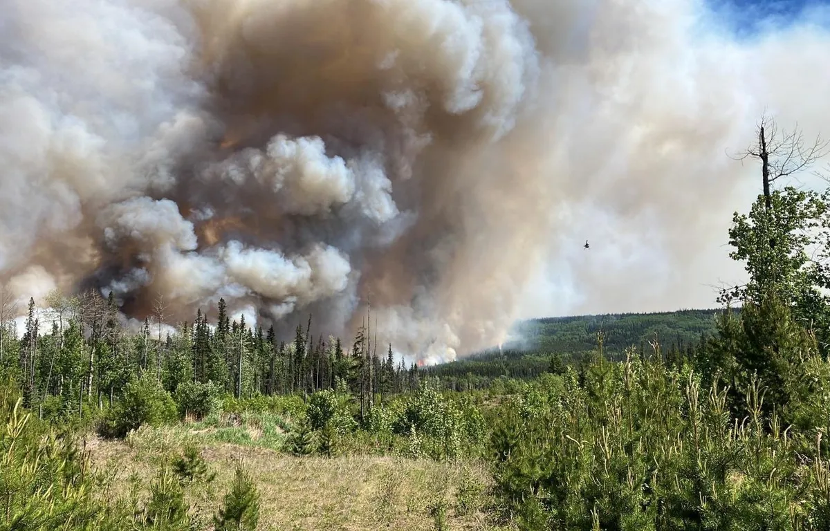 Røyk fra kanadiske skogbranner når Norge