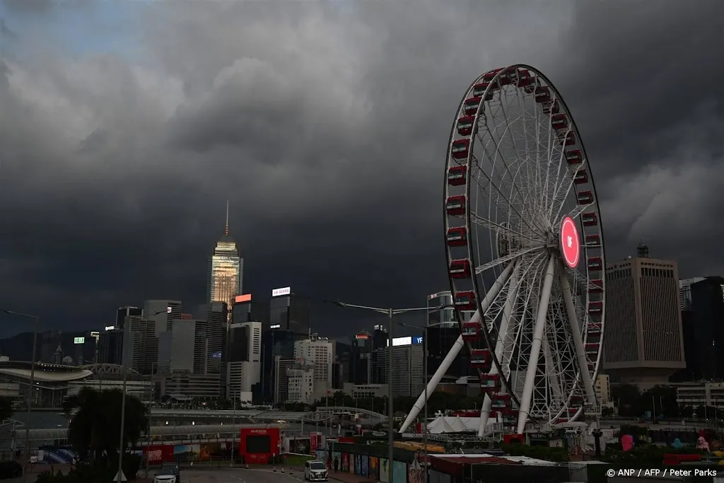 Tyfoon Yagi Aan Land Gekomen In Het Zuiden Van China