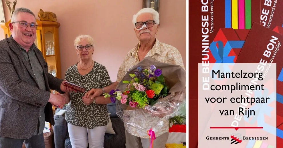 compliment voor echtpaar van Rijn
