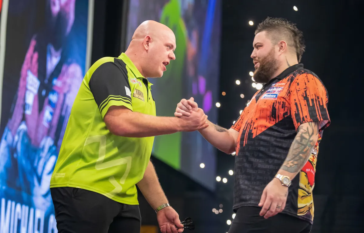 Michael van Gerwen vs Michael Smith & Peter Wright vs Leighton