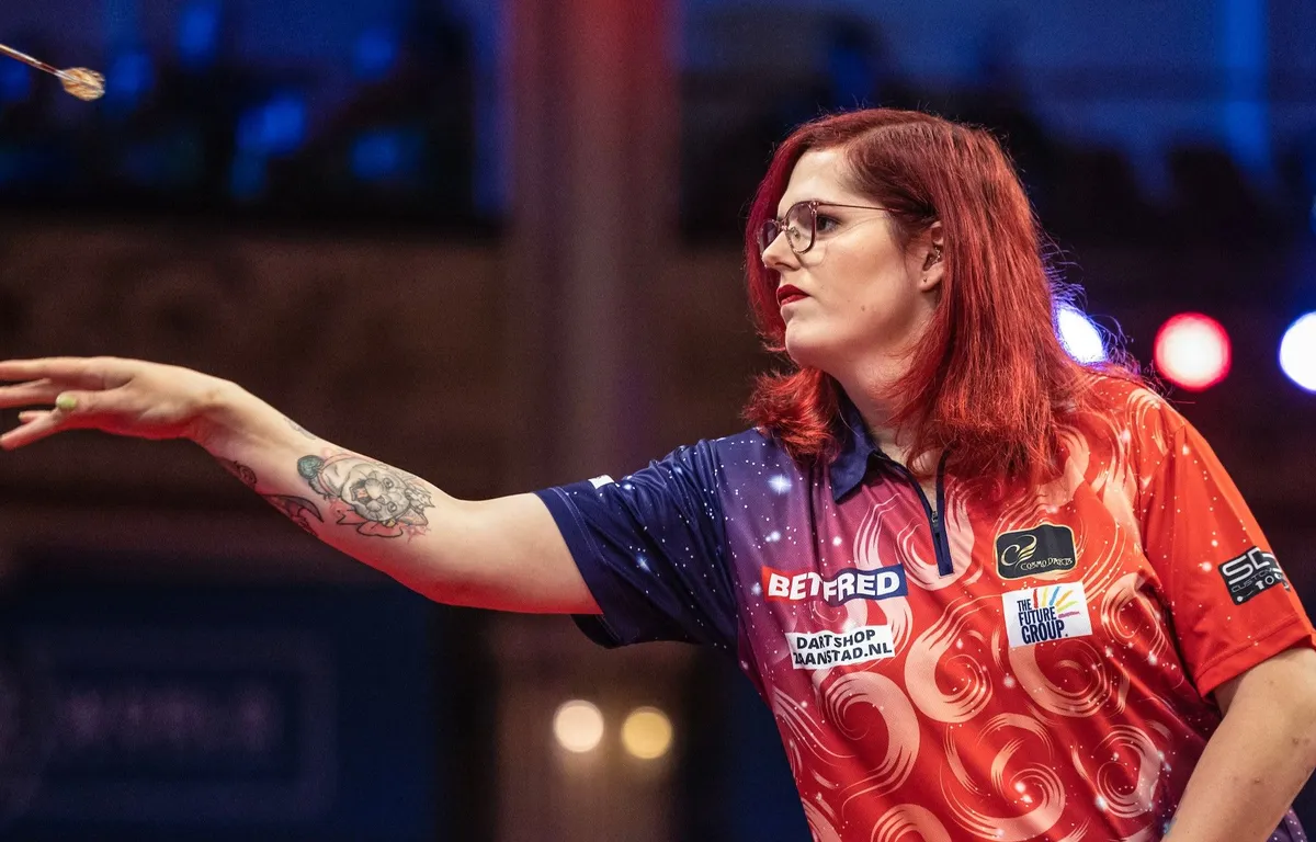 NoaLynn van Leuven makes history as first transgender player at PDC