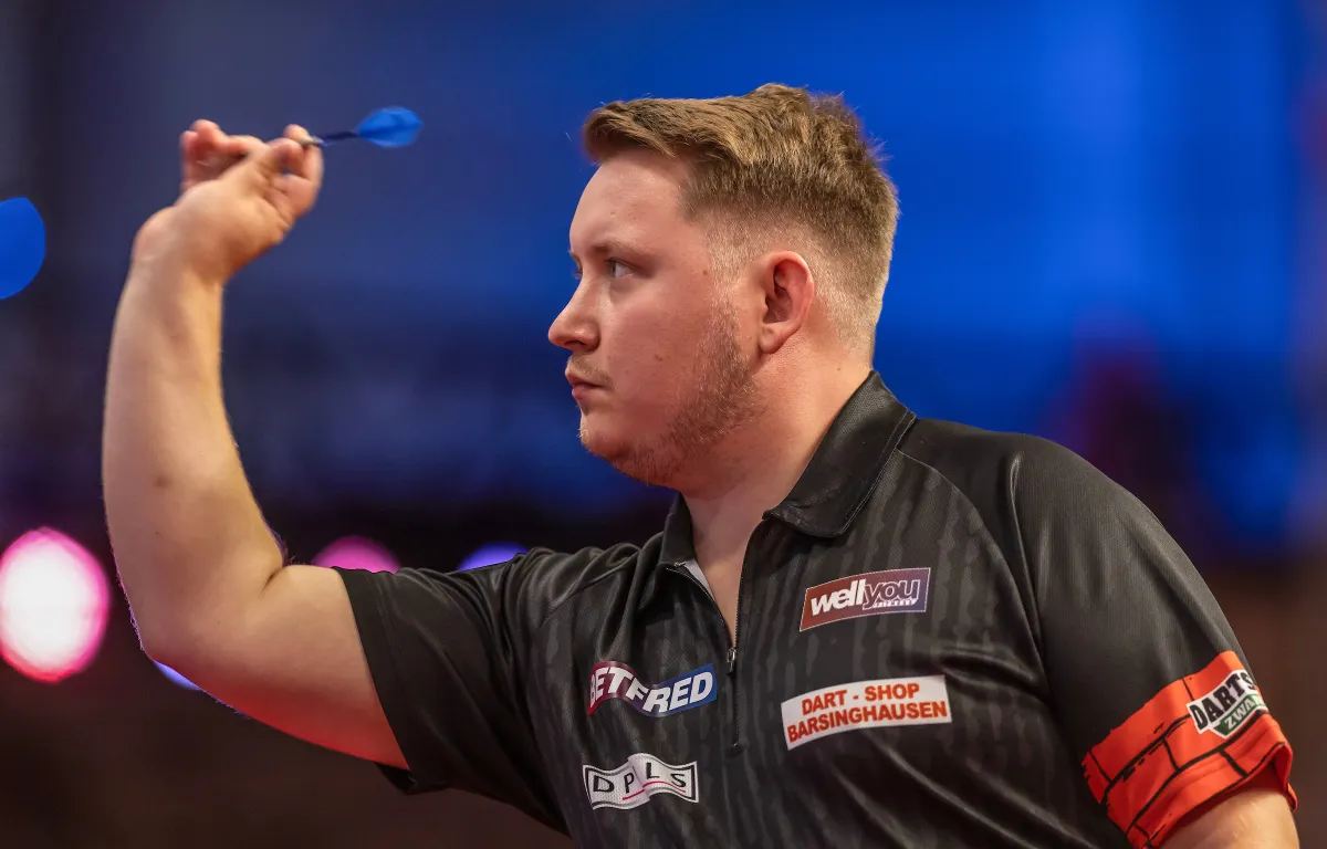Spielplan für Samstagnachmittag bei den UK Open Darts 2024 Martin