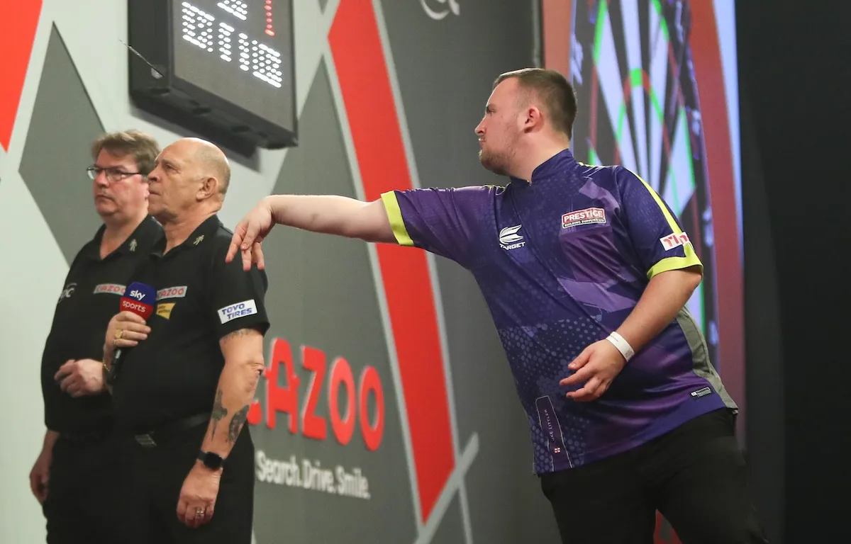 MegaTalent Luke Littler spielt ein weiteres Turnier im Alexandra Palace während der World Darts