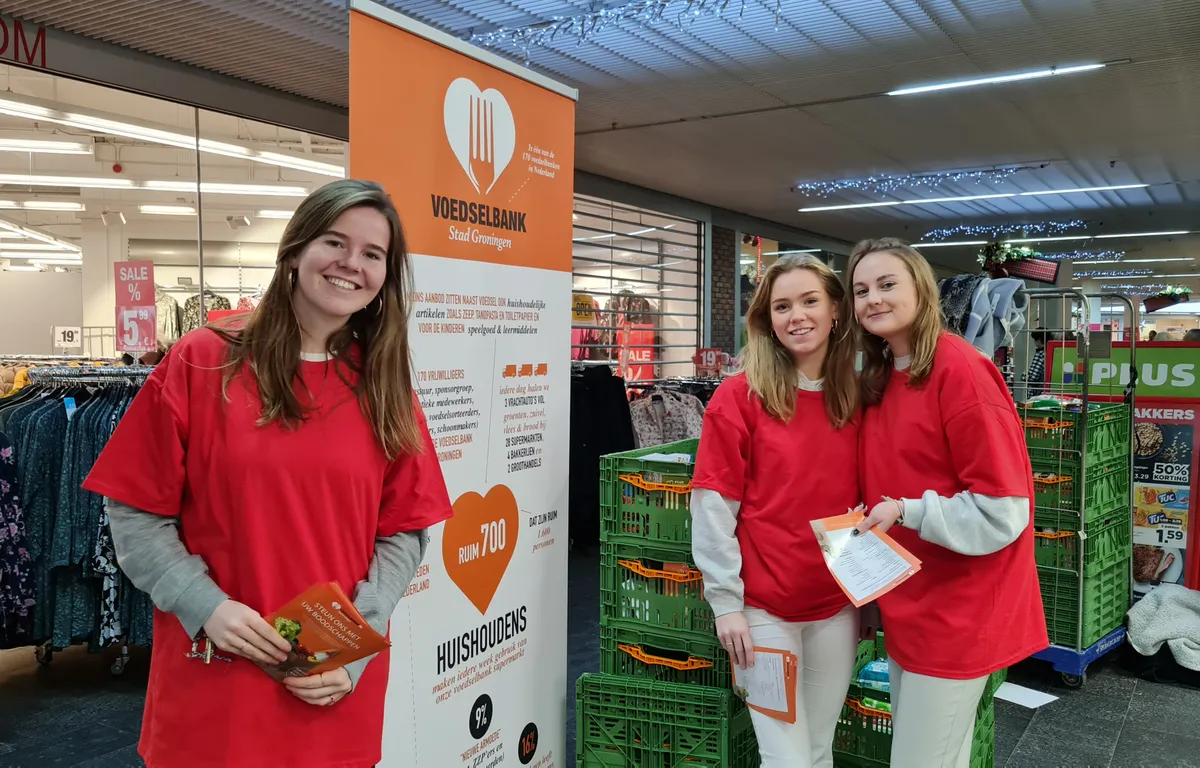 Voedselbank Groningen is Kerstactie 'Steun ons met uw boodschappen' gestart