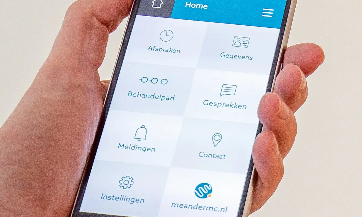 Miander Android MijnMeander: online inzage in eigen ziekenhuisdossier