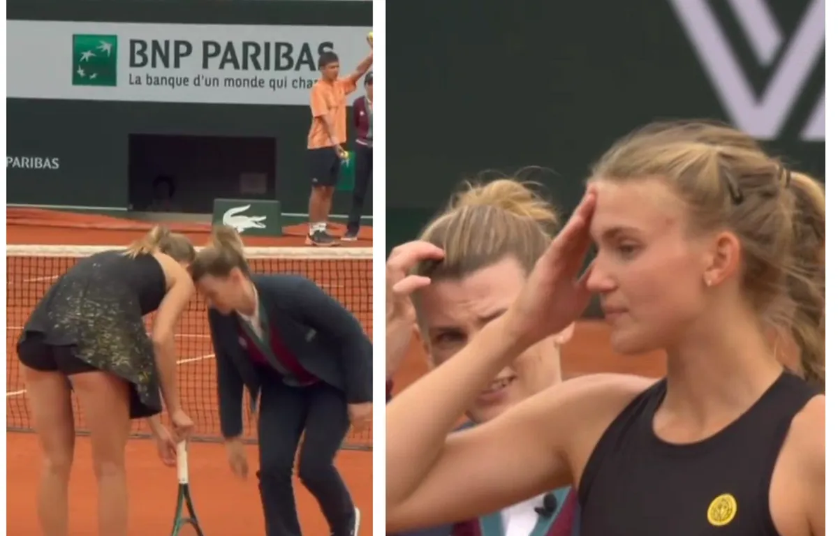 (VIDEO) Bizarre moment as Julia Avdeeva accidentally headbutted by ...