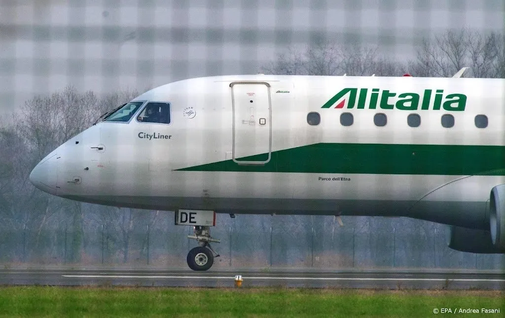 L'ultimo volo della compagnia aerea italiana Alitalia