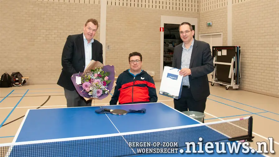 Bas Rongen Para-tafeltennisser Bas Rongen kampioen in zijn klasse