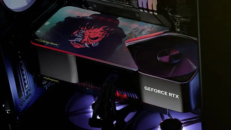 Computer Box Red Rtx Nvidia en CD Projekt RED geven peperdure RTX 4090 videokaarten weg