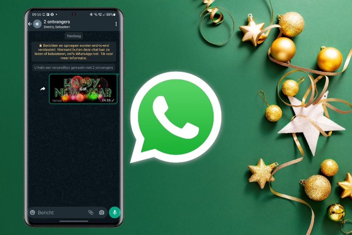 Kerst- en nieuwjaarswensen sturen via WhatsApp, alles wat je wilt weten