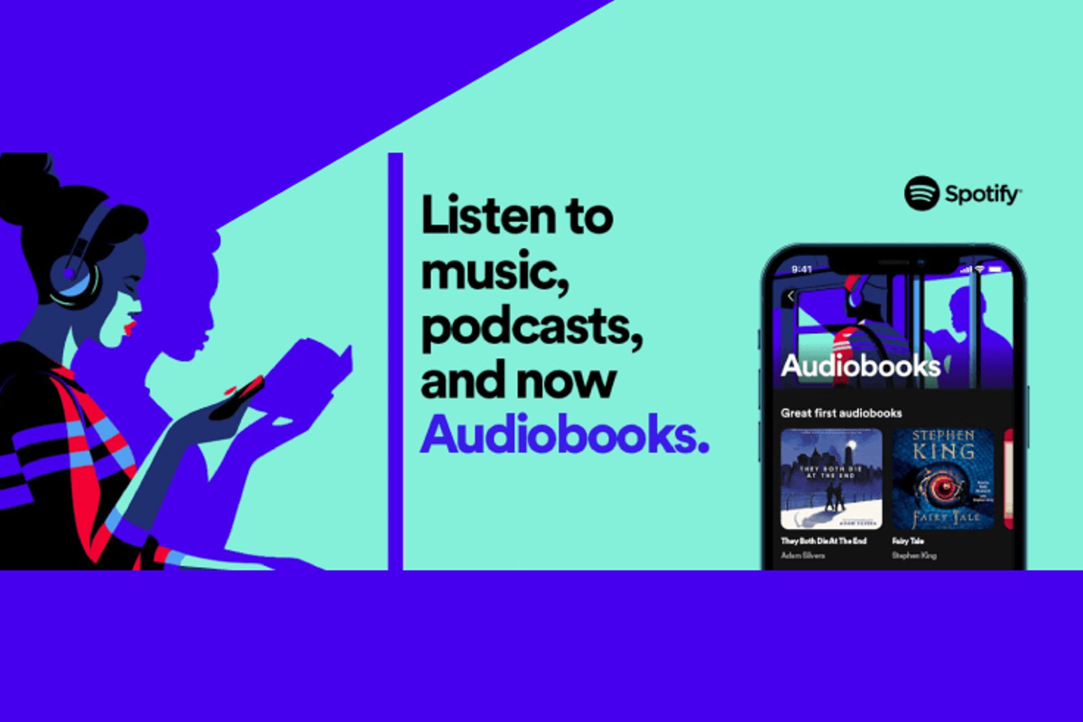 Spotify lanceert luisterboeken in de VS, later volgt uitbreiding