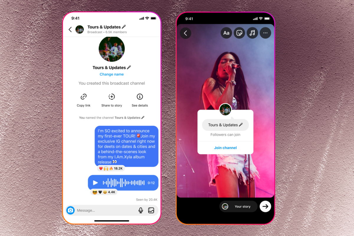 Officieel: Instagram Broadcast Channels, uitzendkanalen om updates te delen