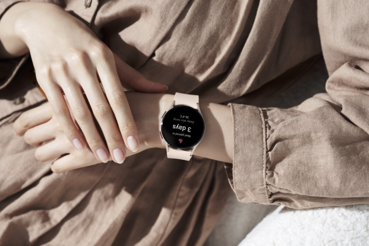 Samsung Galaxy Watch 5 volgt menstruatiecyclus met temperatuursensor
