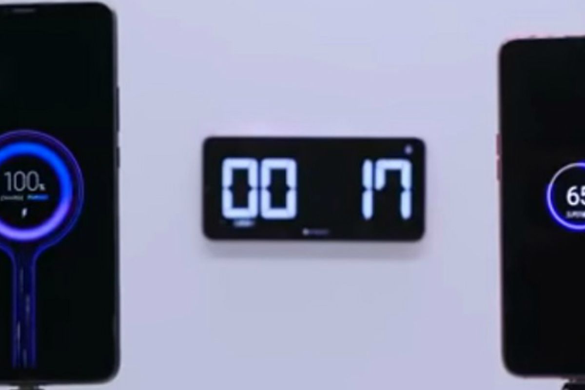 Xiaomi 100 watt oplader laadt je telefoon op in 17 minuten