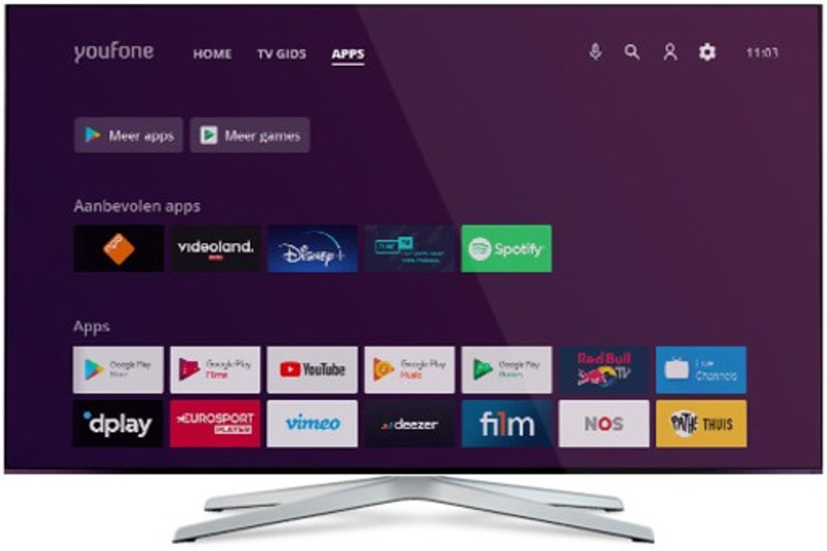 Youfone lanceert eerste tv-decoder met Android TV in Nederland