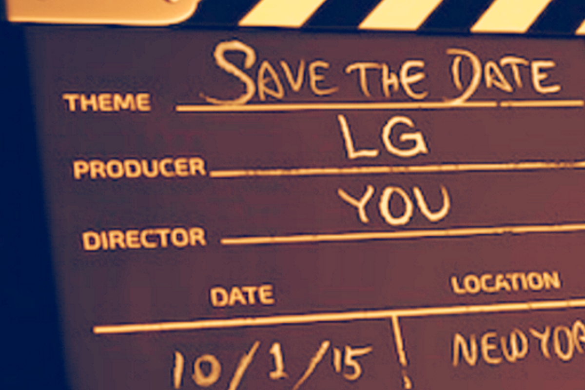 LG stuurt uitnodigingen voor evenement op 1 oktober