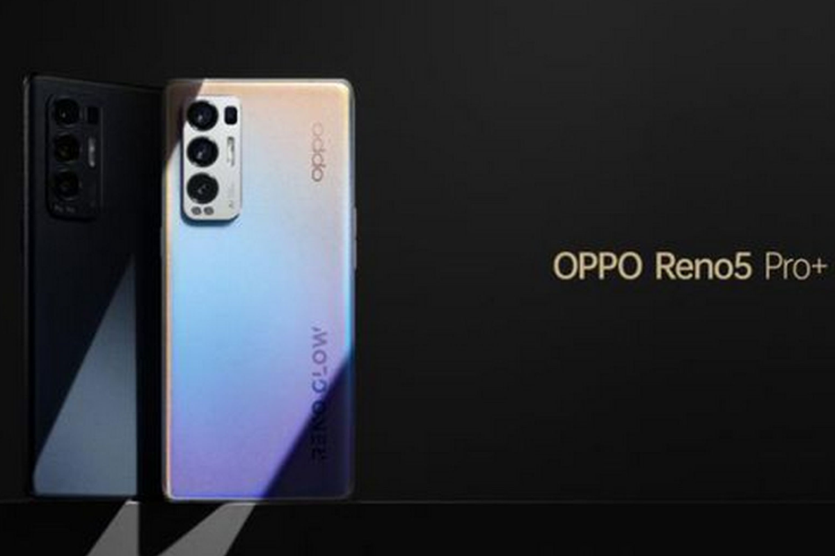 OPPO Reno 5 Pro Plus 5G officieel:  zijn hoesje verandert van kleur