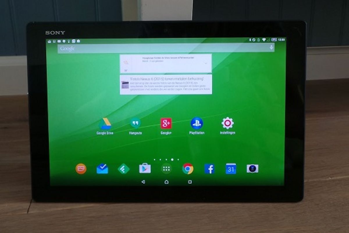 Review Sony Xperia Z4 Tablet Dure Hoogvlieger