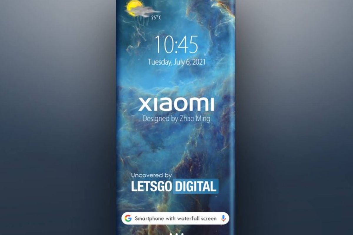 Dit zou Xiaomi's knoploze conceptsmartphone met watervalscherm kunnen zijn
